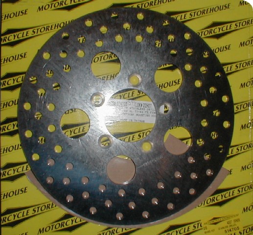 10" rustfri skive.